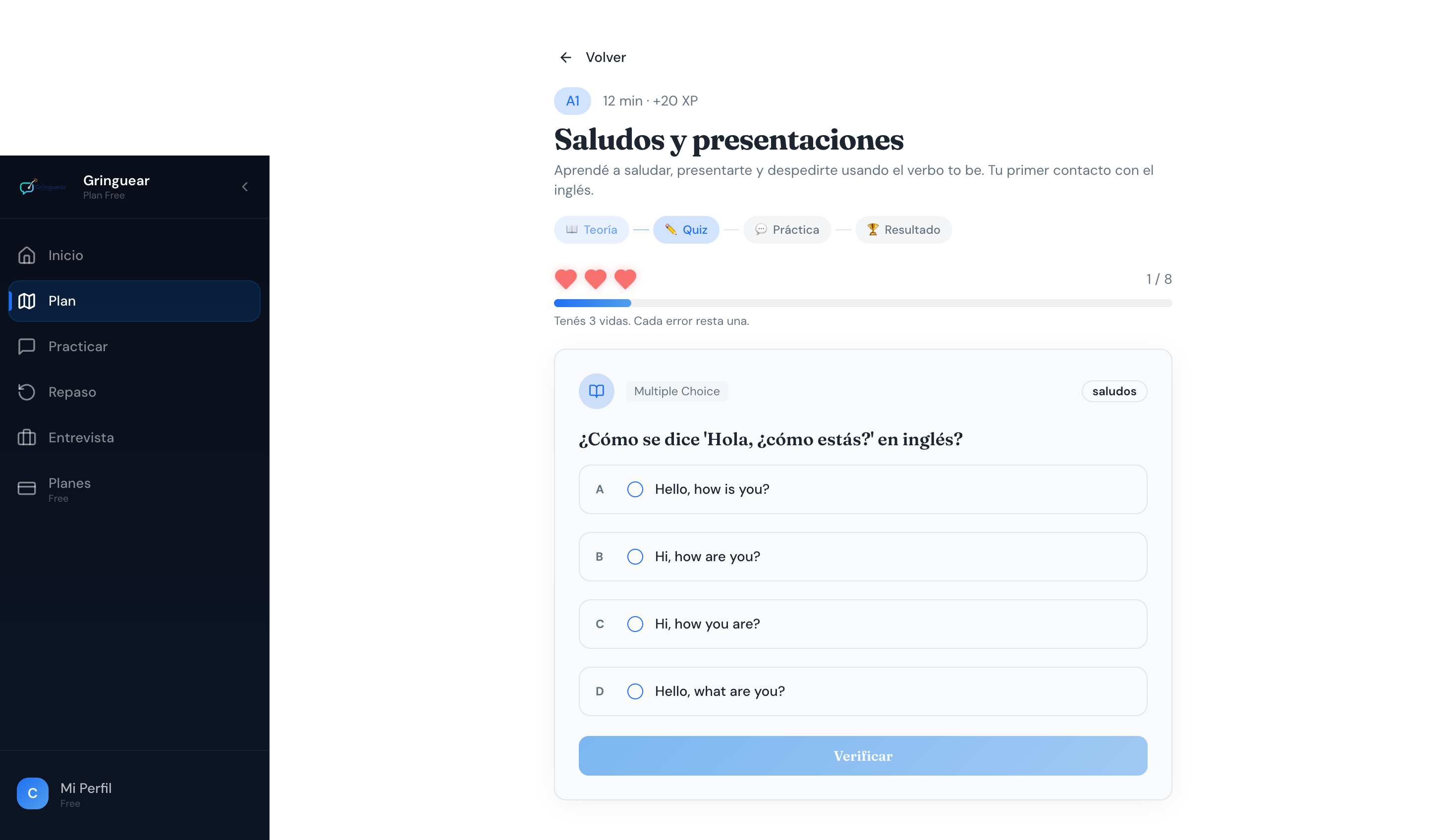 Aprende con lecciones interactivas